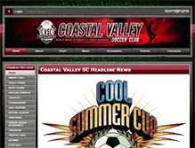 Tablet Screenshot of coastalvalleysc.com